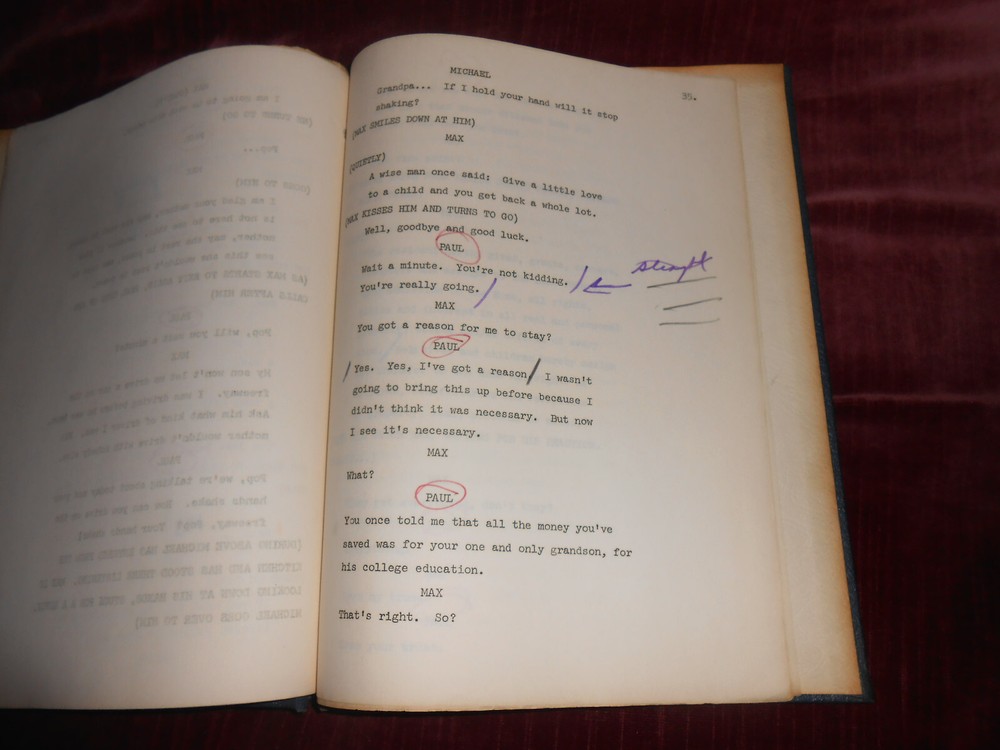 AARON RUBEN (ANDY GRIFFITH SHOW)-GRANDPA MAX-TV SCRIPT-PILOT-FINAL DRAFT