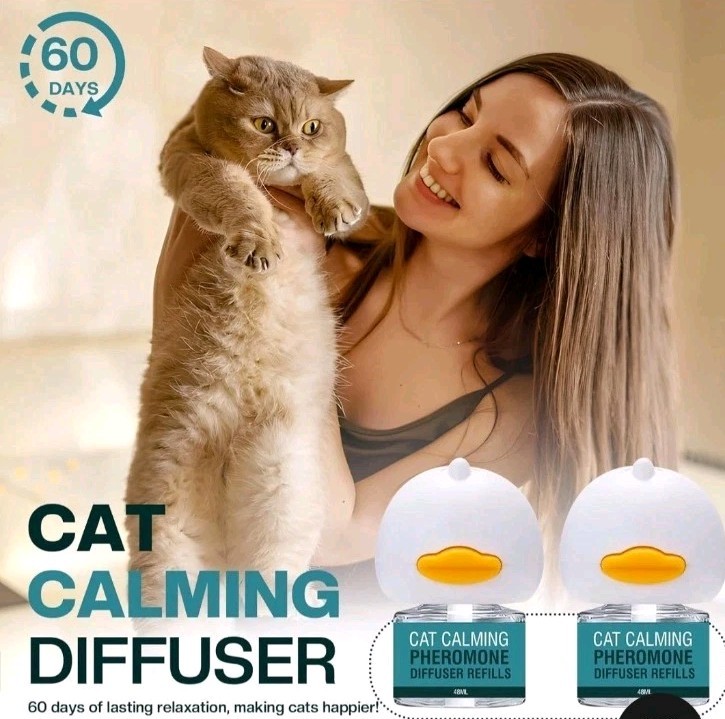 Cat Calming Diffuser 4 in 1 Multicat Calming Pheromones Diffusers Relief Stress
