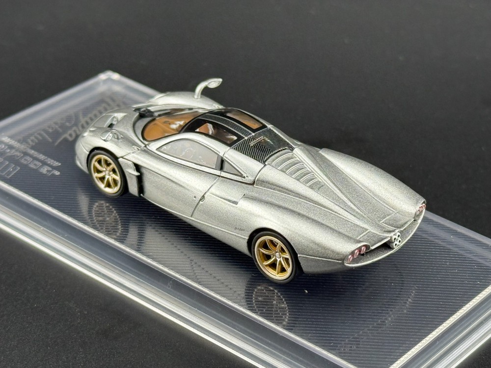 CM Model Pagani Codalunga Silver - Limited Edition 1/64