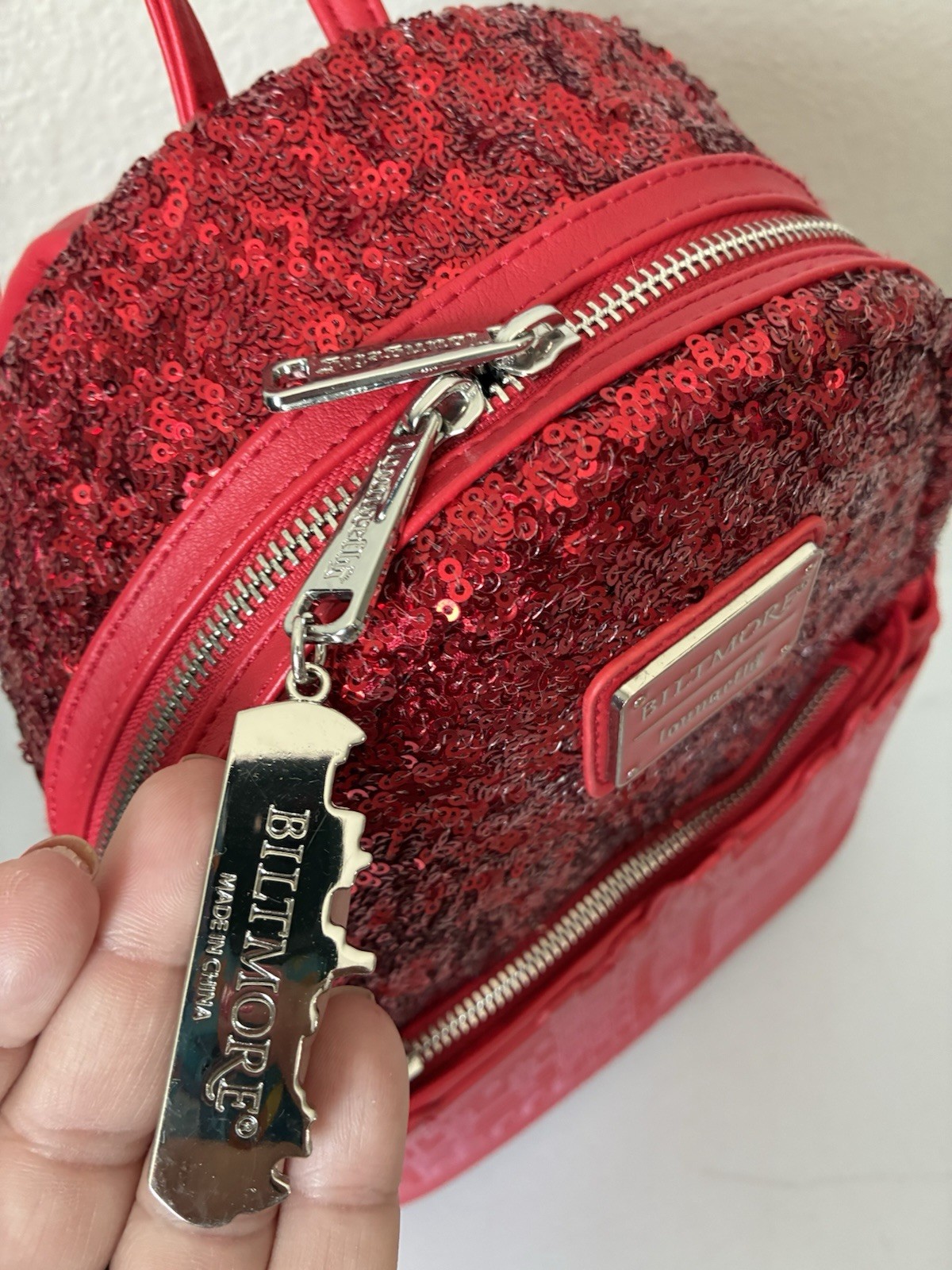 The Biltmore Limited Edition Loungefly Bag- Red Sequin
