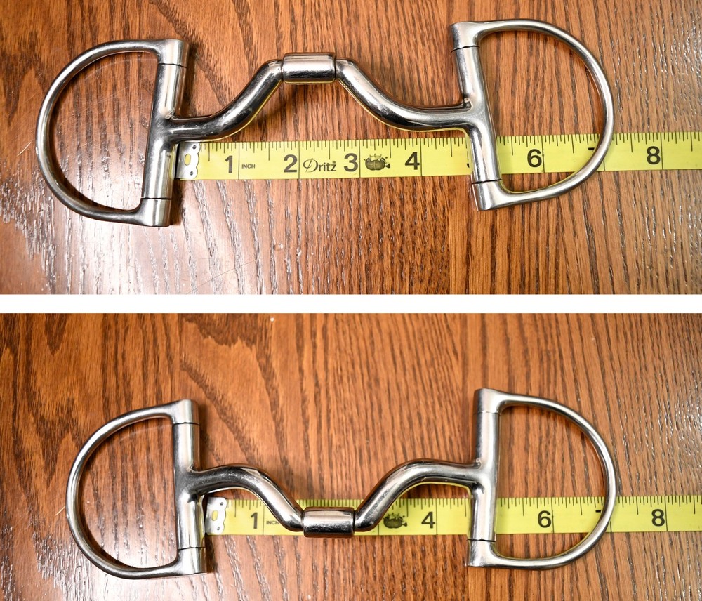 Myler, D ring dee bit, 4.5-4.75” pony