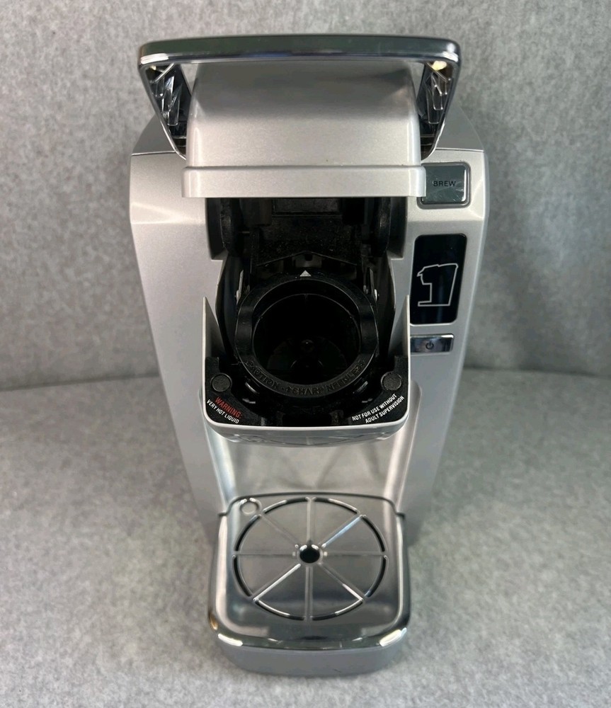 Keurig K10 Mini plus Coffee Maker Brewing System Gray Clean Tested & Working