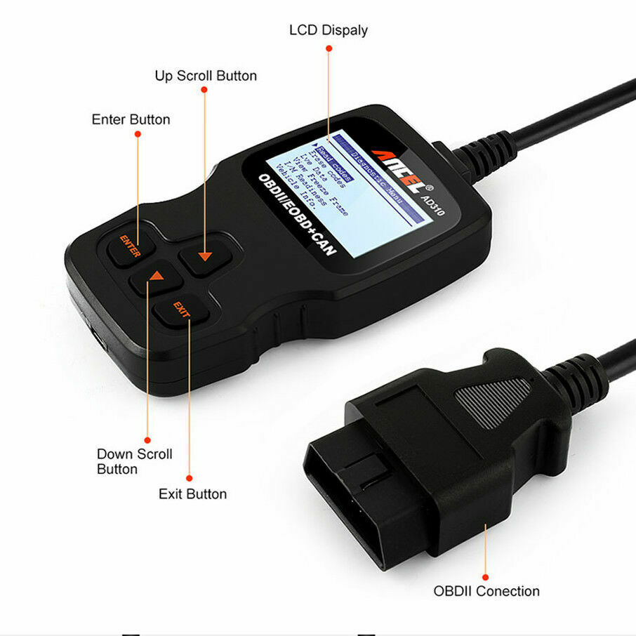 Ancel AD310 OBD2 Car Code Reader Scanner Diagnostic Tool Auto Check Engine Fault