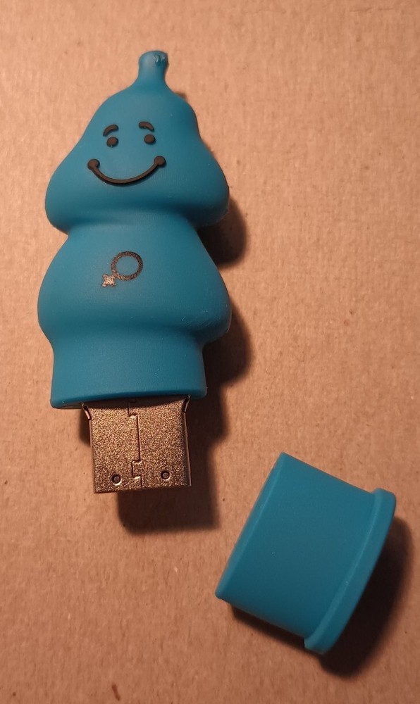 Condom shape 4gb USB flash drive RARE