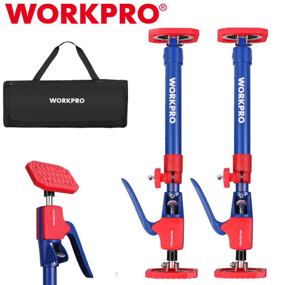 WORKPRO 2PK Cabinet Jack Support Pole Telescopic Quick Support Rod 18.5-29.5INCH