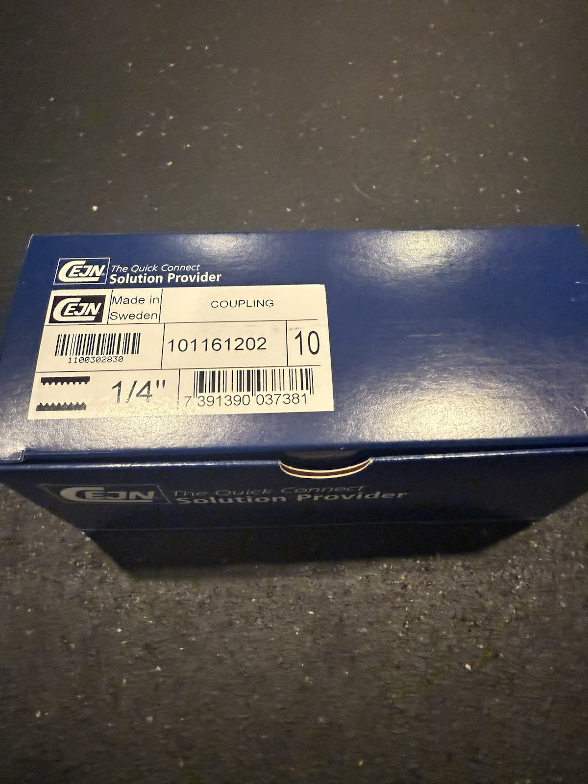 10-116-1202 (box of 10) CEJN G1/4” High Pressure Quick Connect Coupler