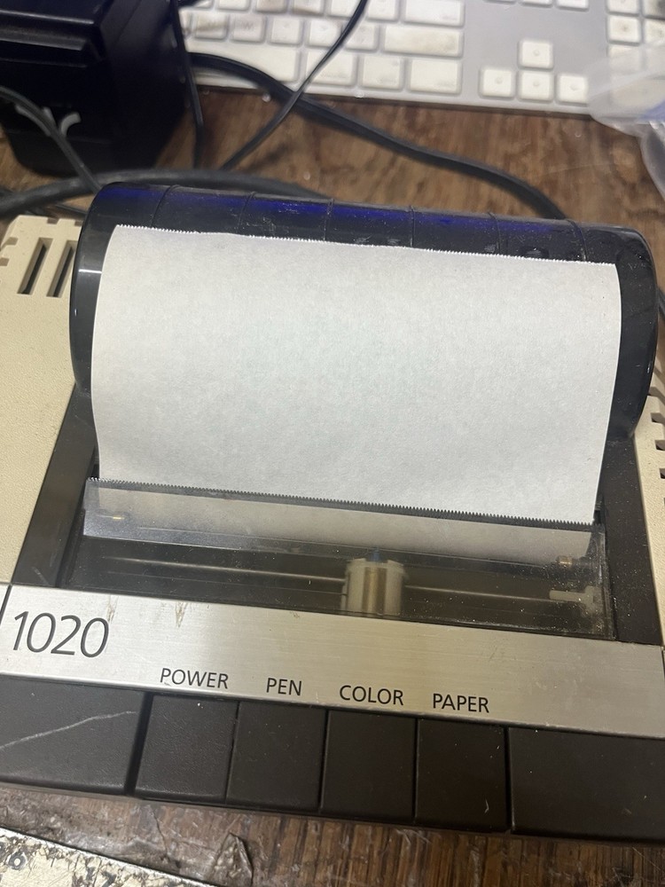 atari 1020 untested head moves when powered on