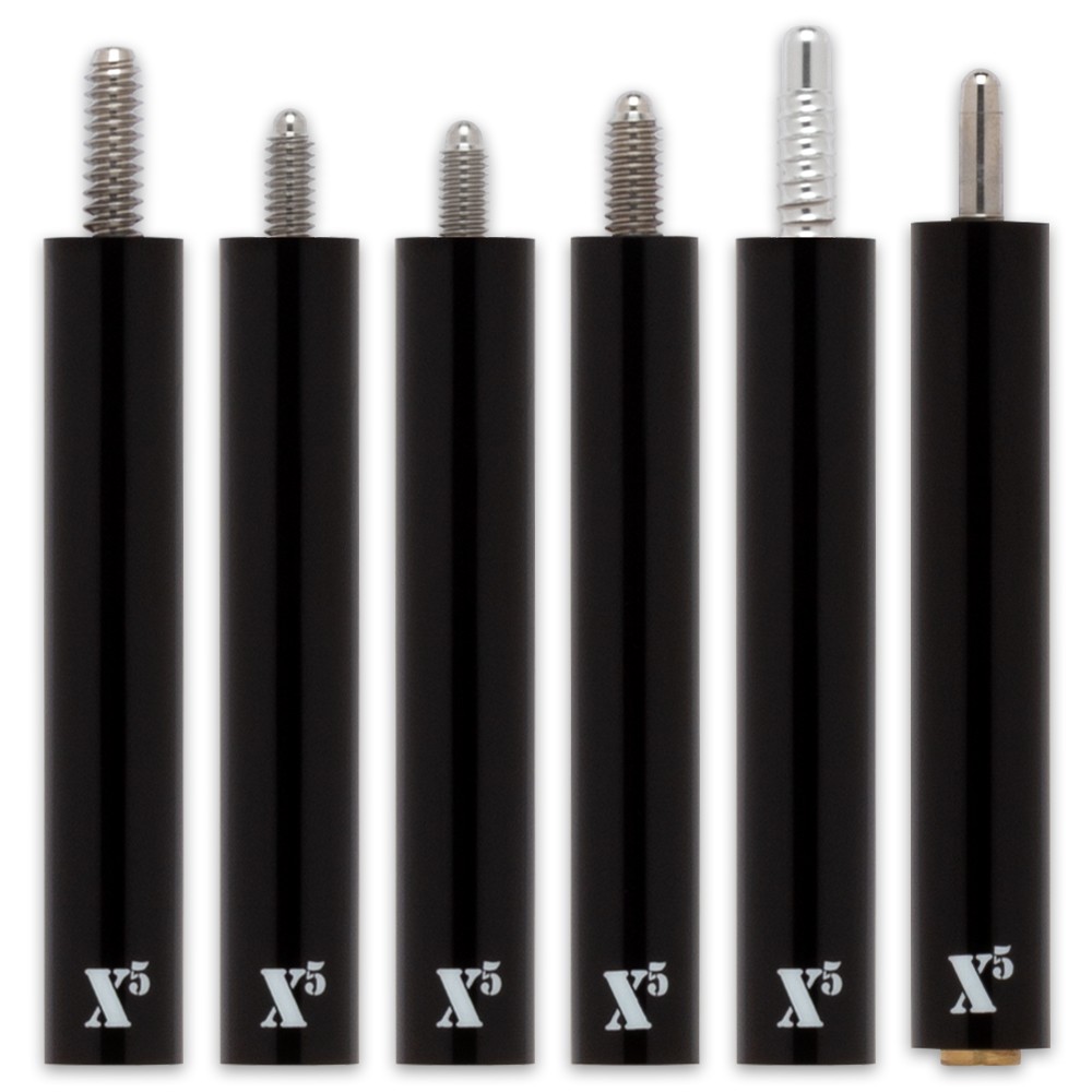 Action X5 EXTFX5B 5" Black Forward Pool Cue Extension