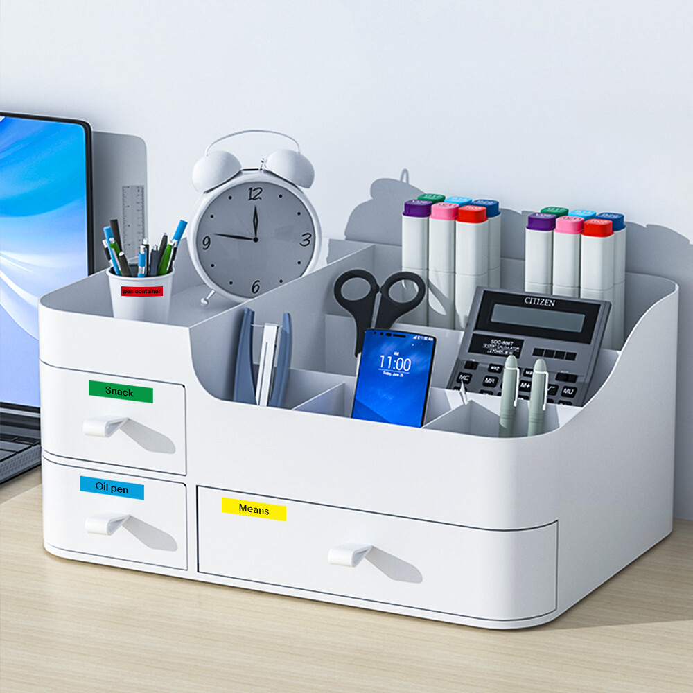 6PK TZ TZe 335 White on Black 1/2'' Label Tape for Brother P-Touch PT-300 1100