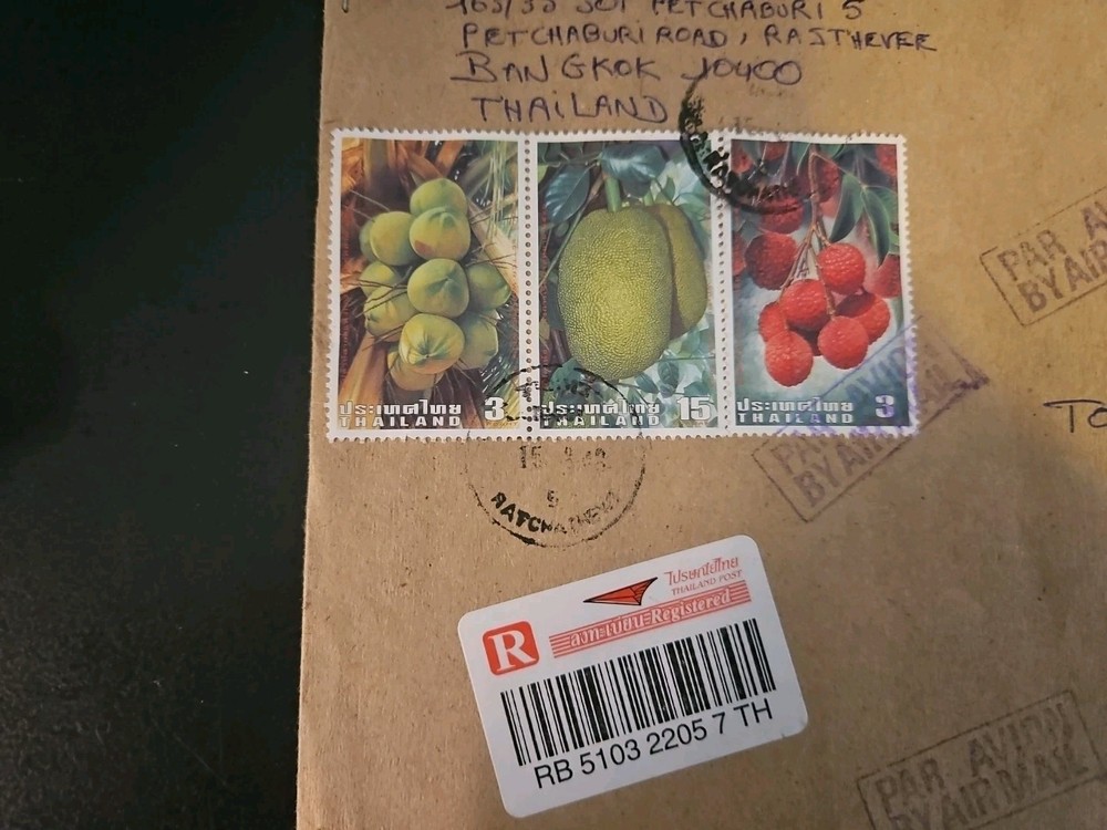 2015 ENVELOPE FROM BANGKOK, THAILAND