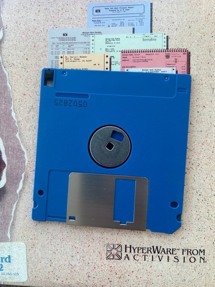 Reports 1.2 HyperCard Report Generator Macintosh Software Boxed