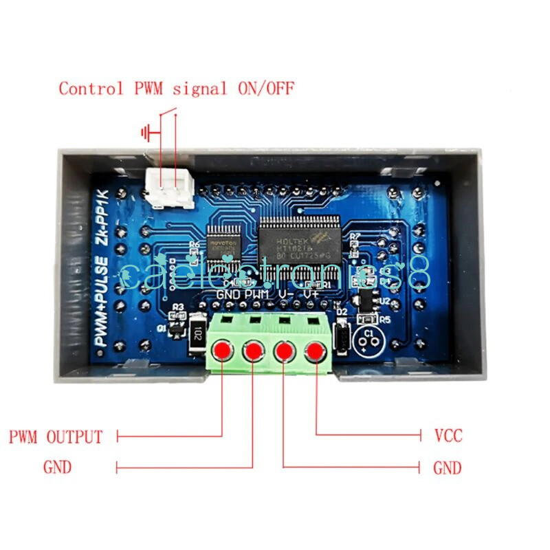Adjustable Square Wave Generator PWM Pulse Frequency Duty Cycle Digital Module C