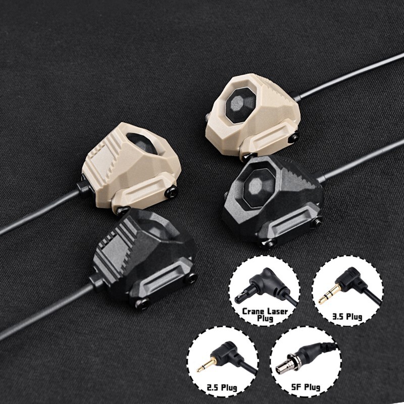 Tactical Flashlight Modbutton Switch Hunting PEQ DBAL NGAL OGL Laser SF Light