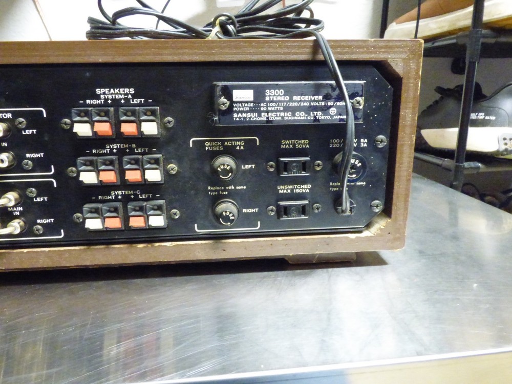 Sansui 3300 receiver tested and working in exellent condition