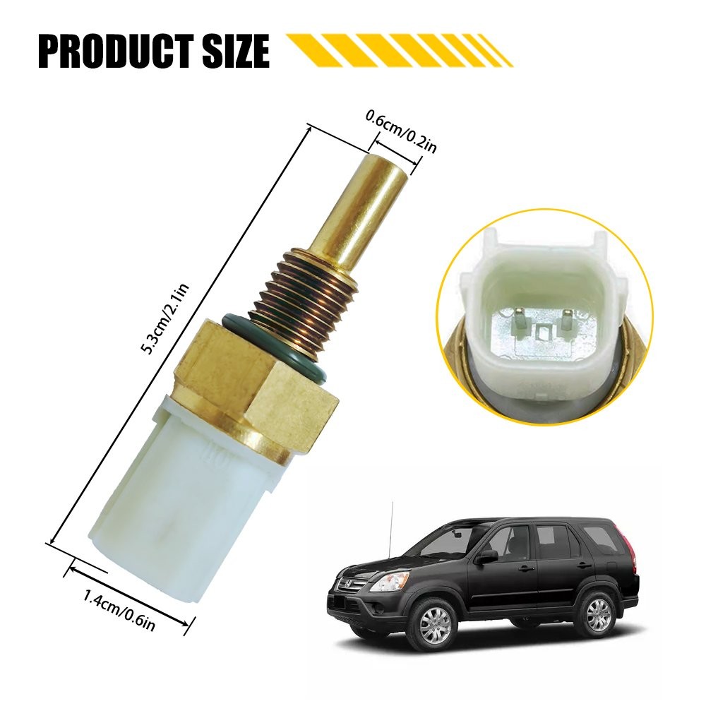 Engine Temperature Sensor Coolant Sender Temp for Honda Pilot Ridgeline Accord
