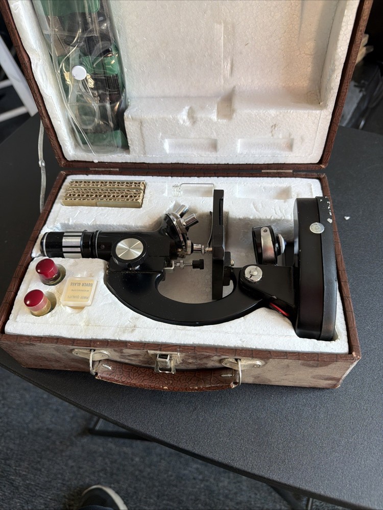 vintage microscope