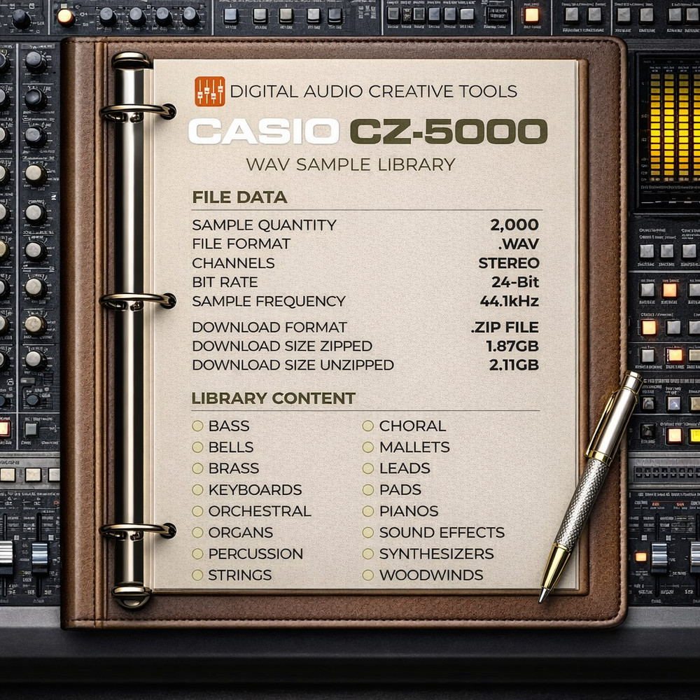 Casio CZ-5000 Synthesizer Sample Library