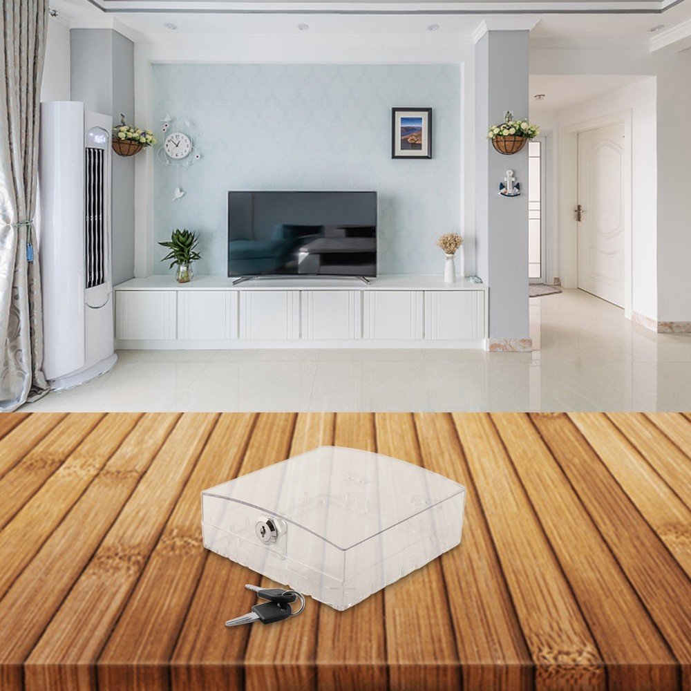 Lockable Transparent Guard Box for Energy Efficient Temperature Control