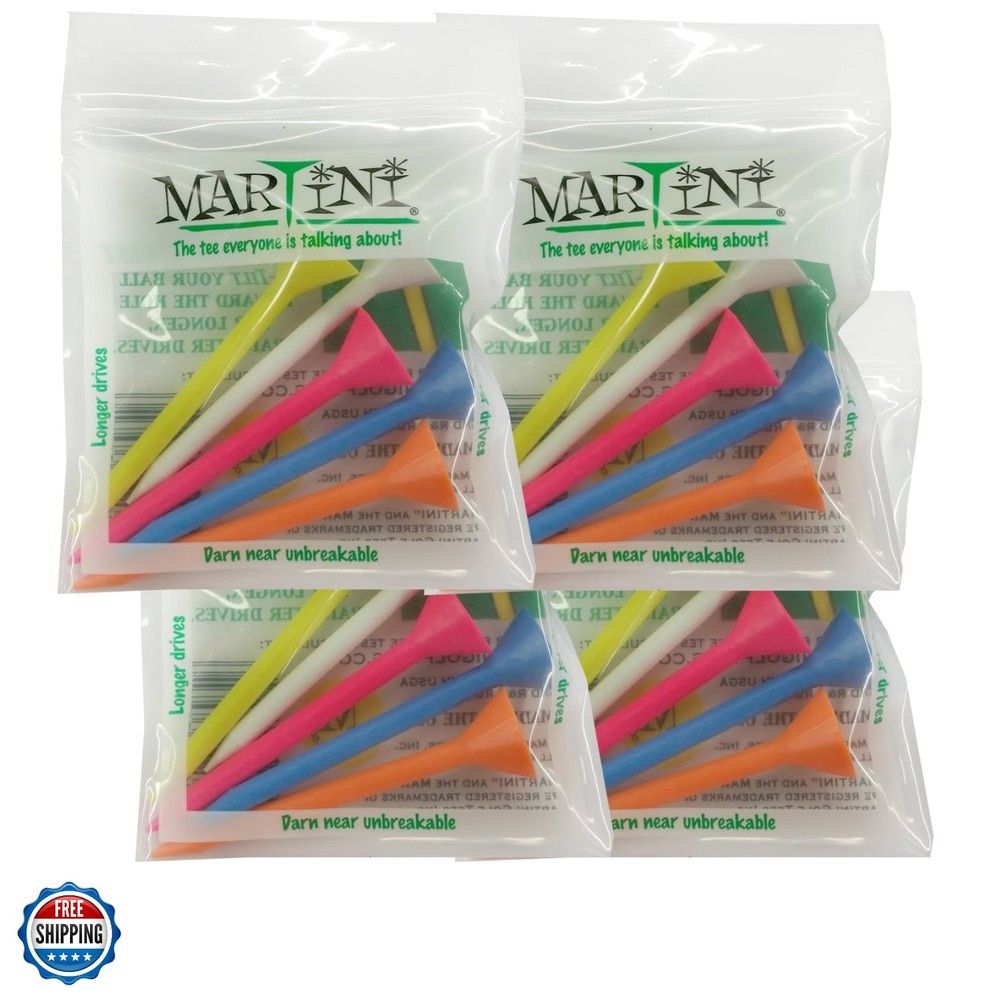 Golf Tees Assorted 5-Pack 4 Count