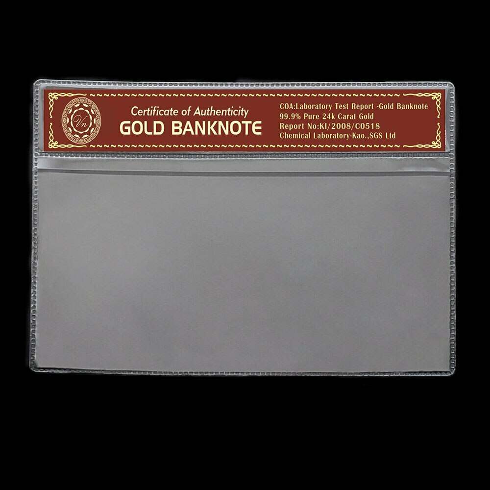 1918 US $2 Gold Banknote With bag and certificate