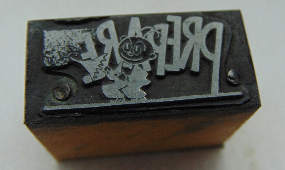 Printing Letterpress Printers Block Prepare