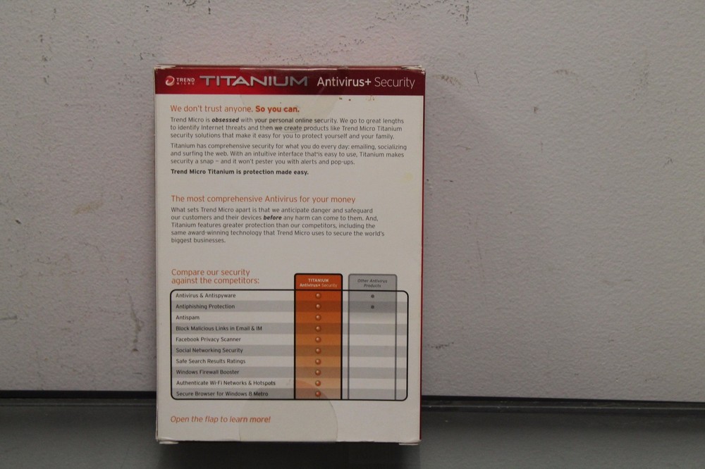 Trend Micro Titanium Maximum Antivirus Security 2013