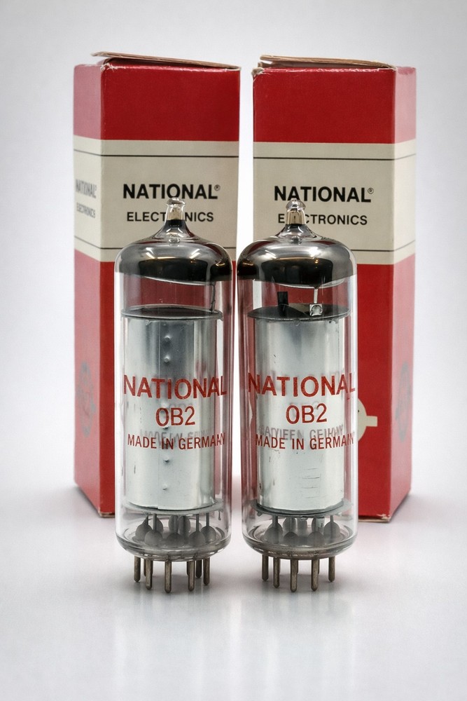 NOS PAIR NATIONAL/GERMANY/OB2 VOLTAGE REGULATOR/TRIPLETT TESTED