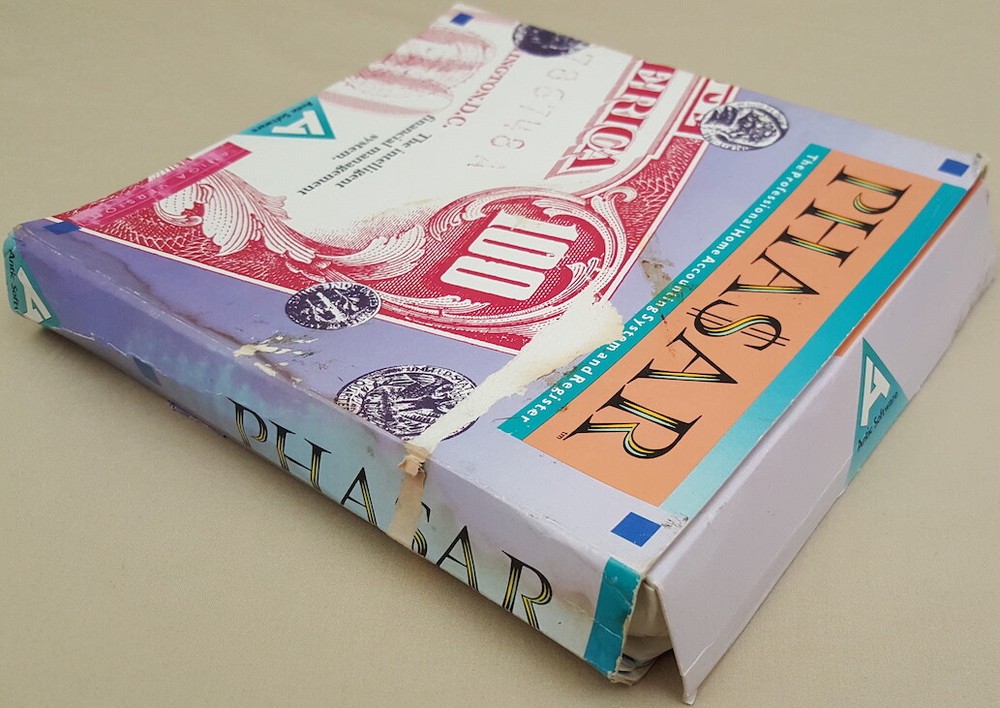 Phasar Pha$ar v3.0 Professional Home Accounting & Register ©1987 Commodore Amiga