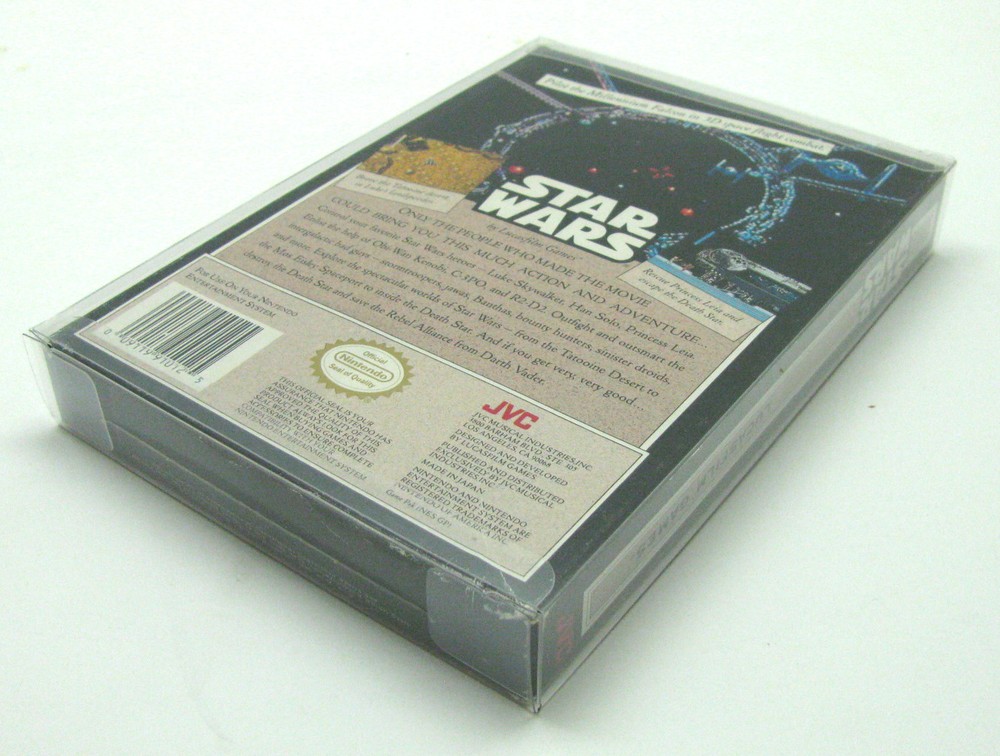 25x NINTENDO NES CIB GAME- CLEAR PLASTIC PROTECTIVE BOX PROTECTOR SLEEVE CASE