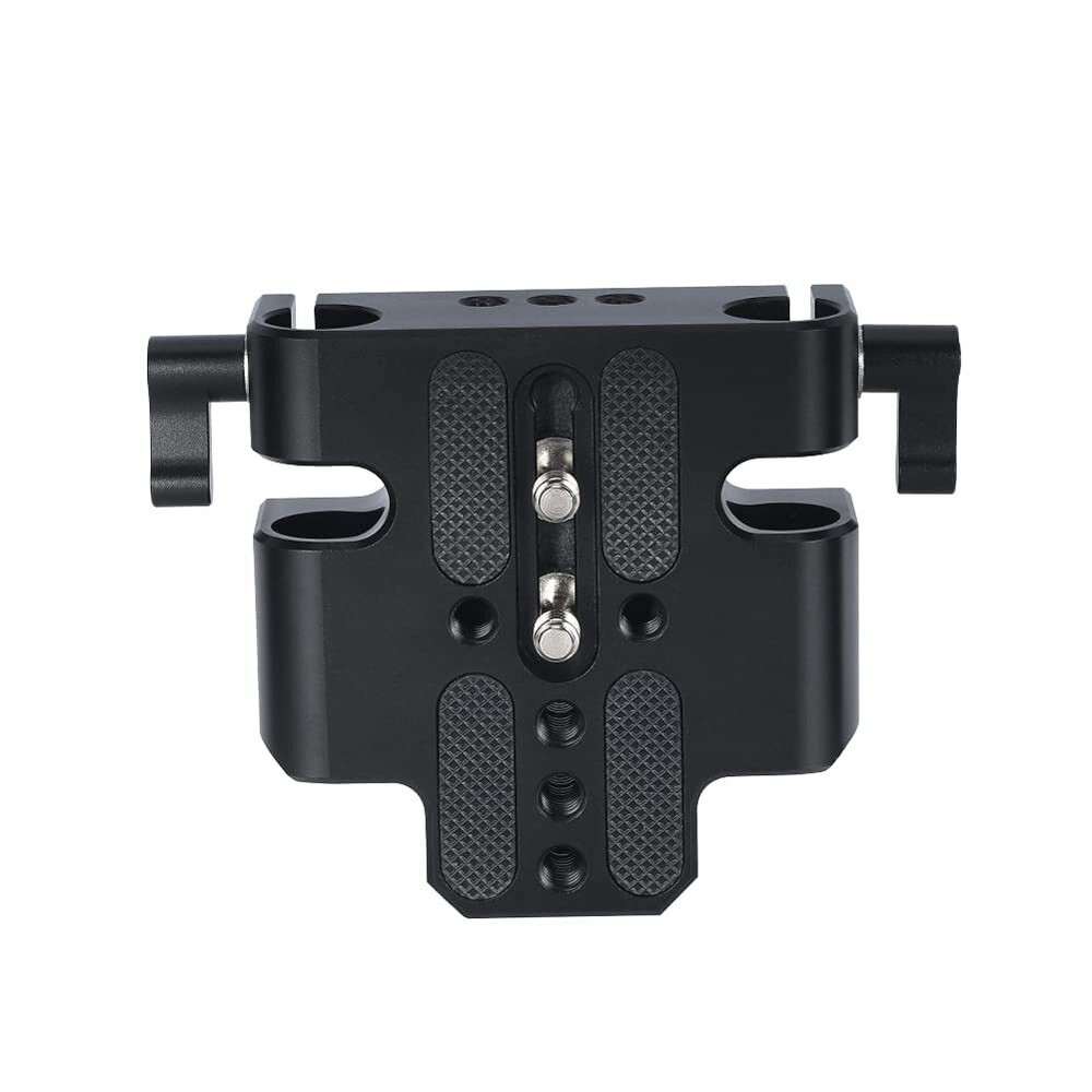 15mm Rod Baseplate Multi-Purpose Tripod Base Plate Applicable for DSLR Camera...