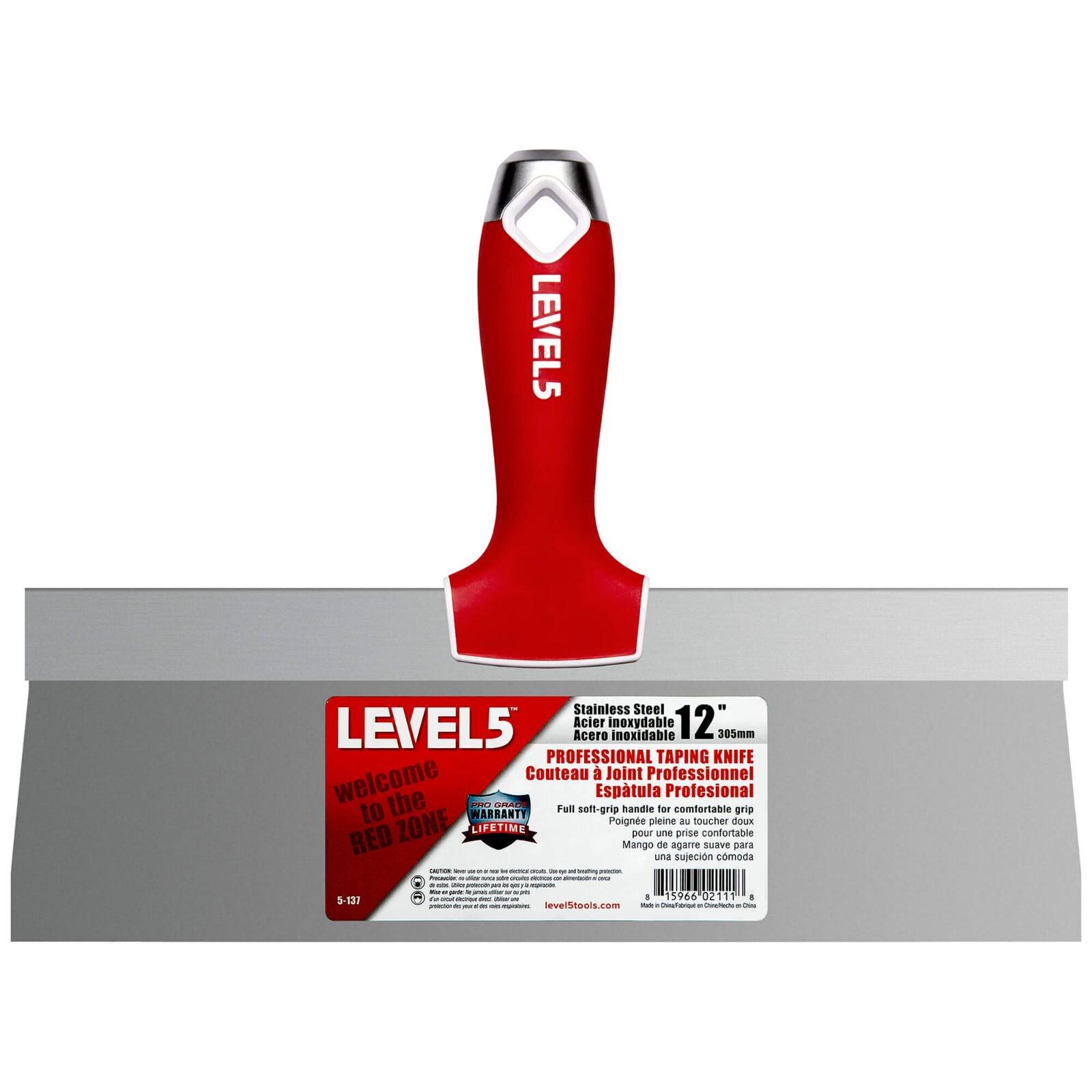 LEVEL5 Drywall Finishing Hand Tool Set | Stainless Steel | Pro Grade | 5-623