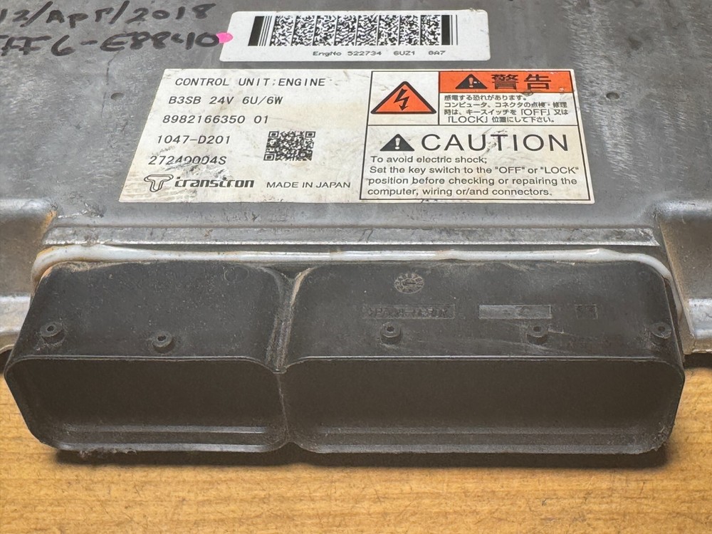 Isuzu ECM ECU 898270579 OEM Engine Control Module Diesel Computer Unit 6UZ1