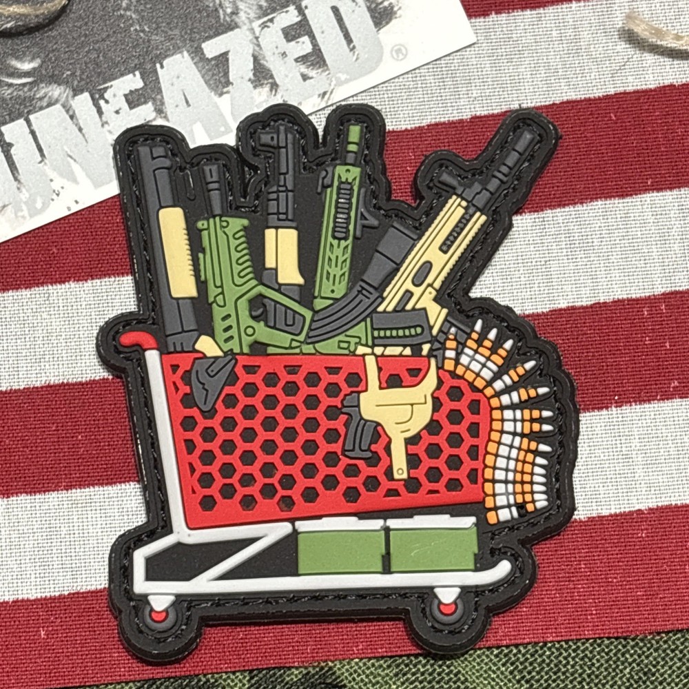 PvC 3D Commando Movie Arnold Goes Shopping Morale Tactical Hook And Loop