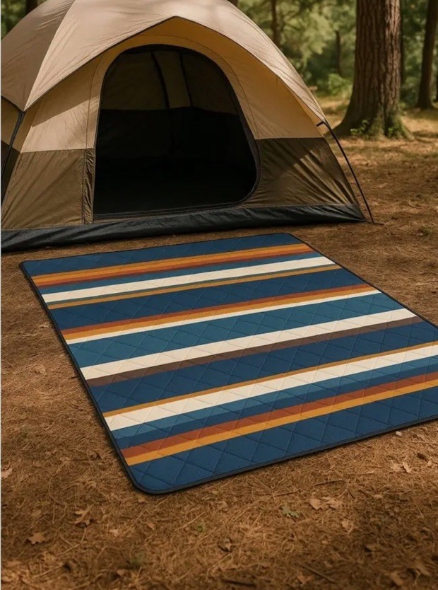 Hurley Packable Outdoor Blanket with Carry Strap