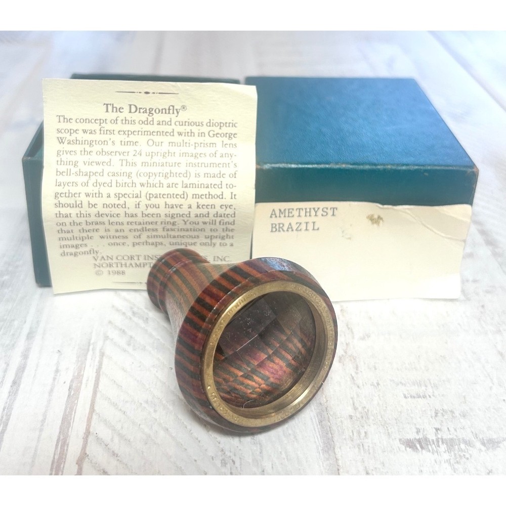 Van Cort Instruments The Dragonfly Dioptric Scope 1988 Laminated Birch Brass