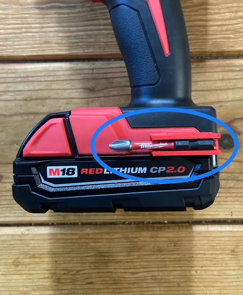 Bit holder for M18 Milwaukee Drills/Impact Drivers - Quantity 4