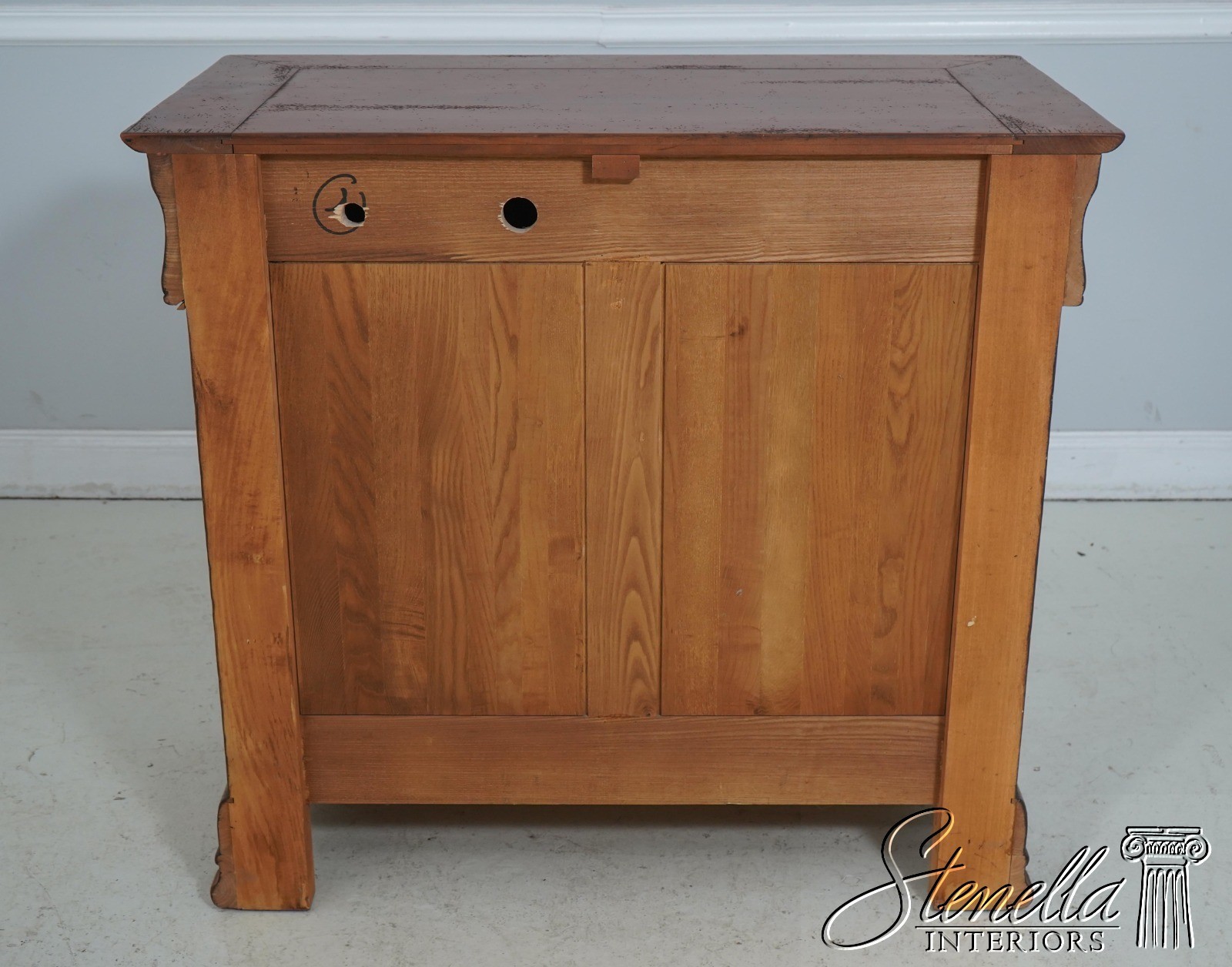 L61269: Italian Continental Style Distressed Finish Cabinet