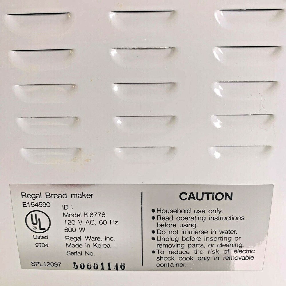 Paddle for Regal Bread Maker Machine Model K6776 (TGEN) C6776