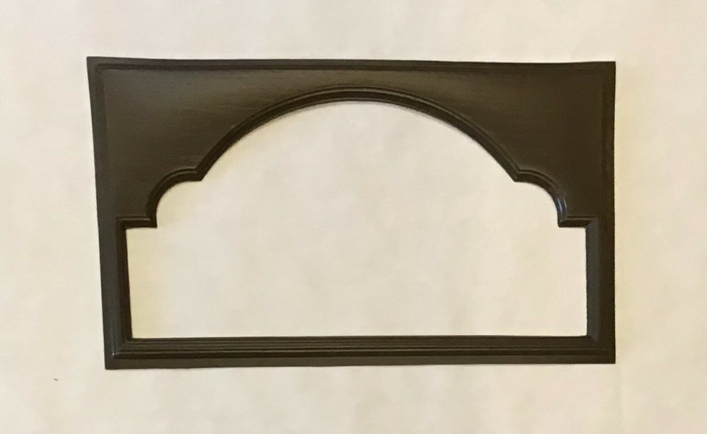9 Amarr Cathedral Replacement Insert for Short Panel Amarr Garage Door DarkBrown