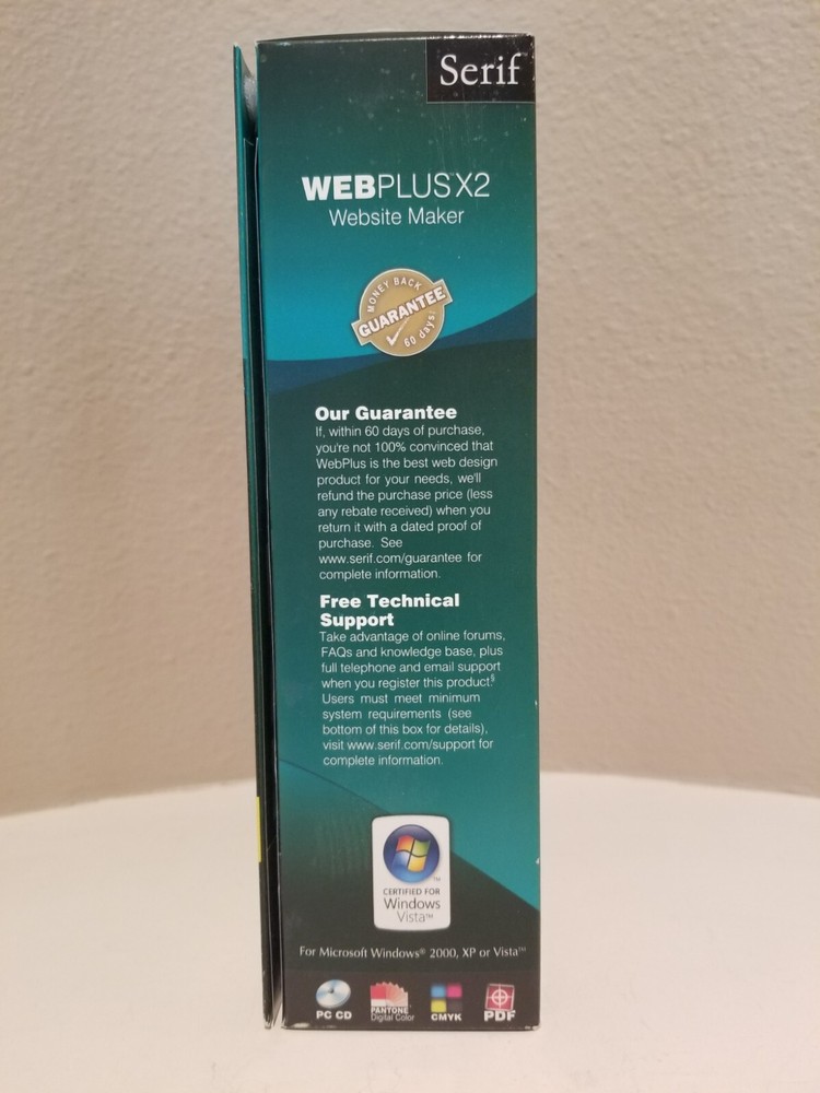 New Sealed Serif WebPlus X2 Website Maker