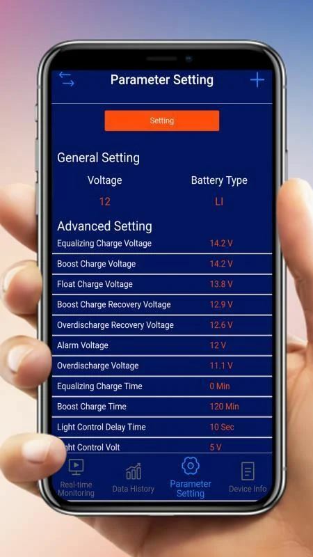 MPPT 30 A MobiSolar Solar Charge Controller with Bluetooth