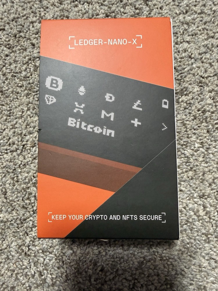🔥Ledger Nano X Cryptocurrency  Hardware Wallet Bluetooth BTC Onyx Black