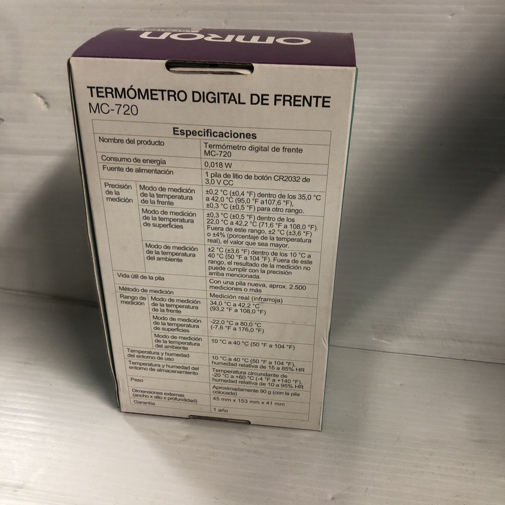 OMRON Gentle Temp 720 digital contactless thermometer Nice