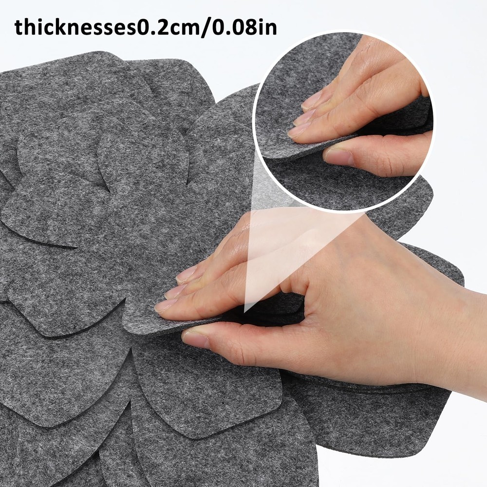 8-Piece Stackable Pot and Pan Separators with Felt Protectors, 4 Sizes