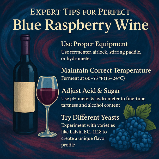 LD branded Vintner's Best Blue Raspberry Fruit Wine Base