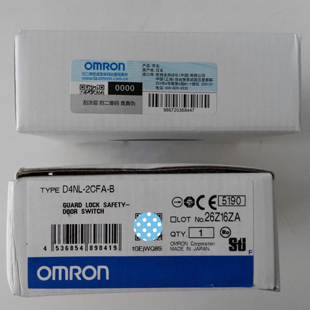 Omron D4NL-2CFA-B Automation Switch Module New in box