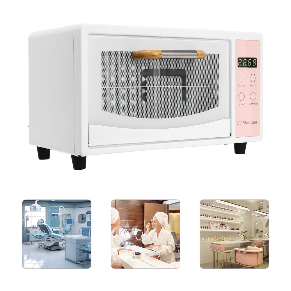 Nail Cleaner Box Nail Tool Sterilizer Multi-Functional Tabletop Drying Box 160W