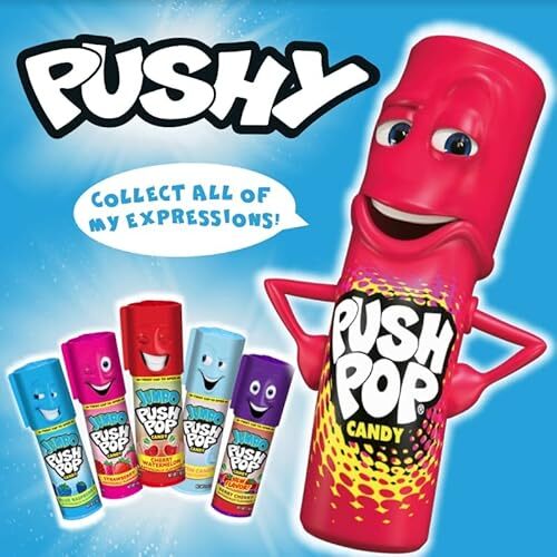 Push Pop Candy Variety Pack, Bulk Individually Assorted Sizes , Styles
