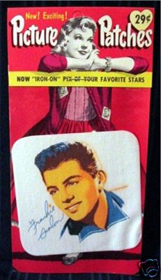 1950 Frankie Avalon Rock N Roll Picture Patch Old Unused Store Stock