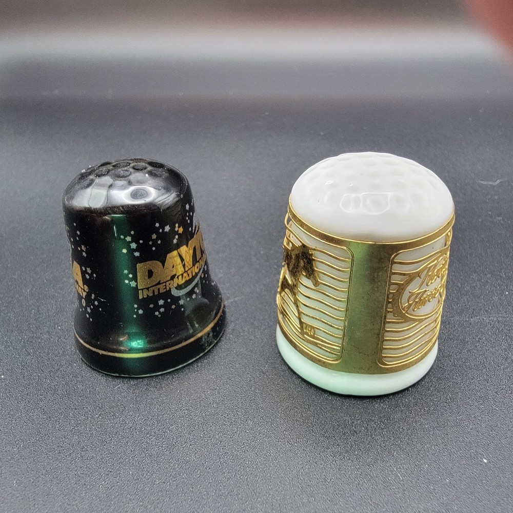 8 Collectible Thimbles From Various Destinations